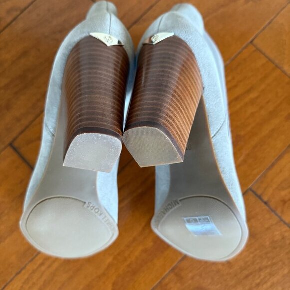 Michael Kors Women’s Lottie Suede Bootie in Luggage - Picture 8 of 8